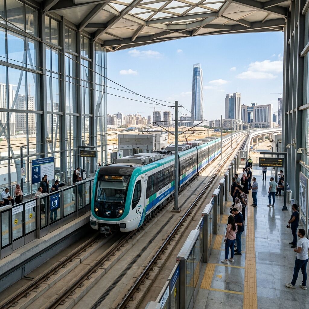 القطار الكهربائي الخفيف LRT